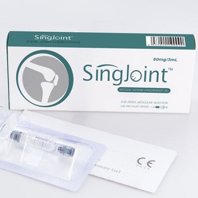 SingJoint Medical Sodium Hyaluronate Gel 60mg/3ml (1x3ml)